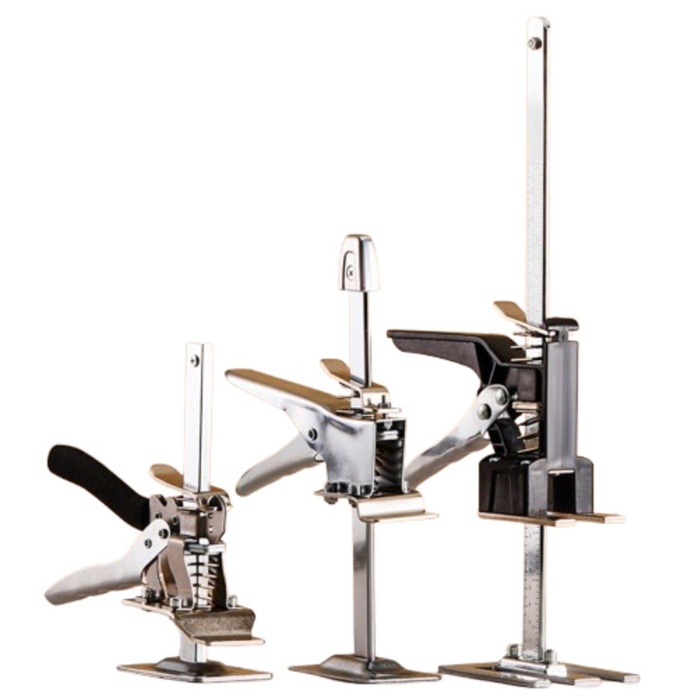 Heavy-Duty Metal Cabinet Lift-Up Tool S/M/L Height Locator Lifter Tile Height Adjuster Door Panel