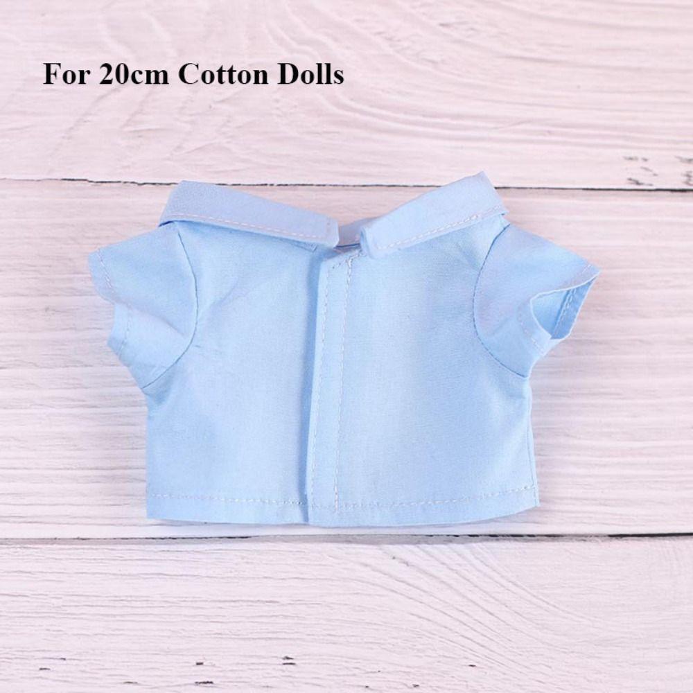Multicolors Doll T-shirt Fashion Style Mini Clothes New Doll Clothes 15/20cm Cotton Stuffed Dolls