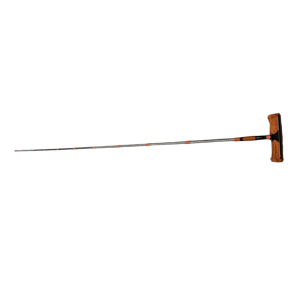Window Cleaner with Long Pole 2 in 1 Window Cleaner with Long Pole High Efficiency Window Wiper Squeegee for Home Commercial Use
