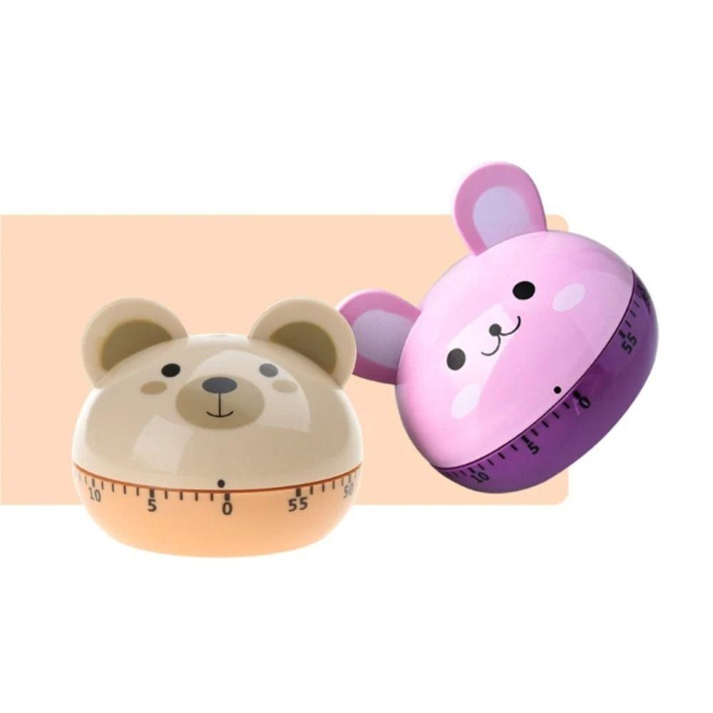 60Minutes Animal Mechanical Timer Cartoon Time Management Tool Cooking Timer  Kitchen Cooking