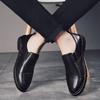 Fashion Slip On Business Men's Leather Shoes Minimalist British Style Office Dress Party Flat Bottomed Adult Comfortable Hot Selling