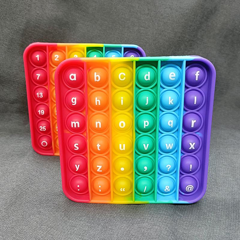 Colorful Silicone Math and Coordination Educational Toy for Kids