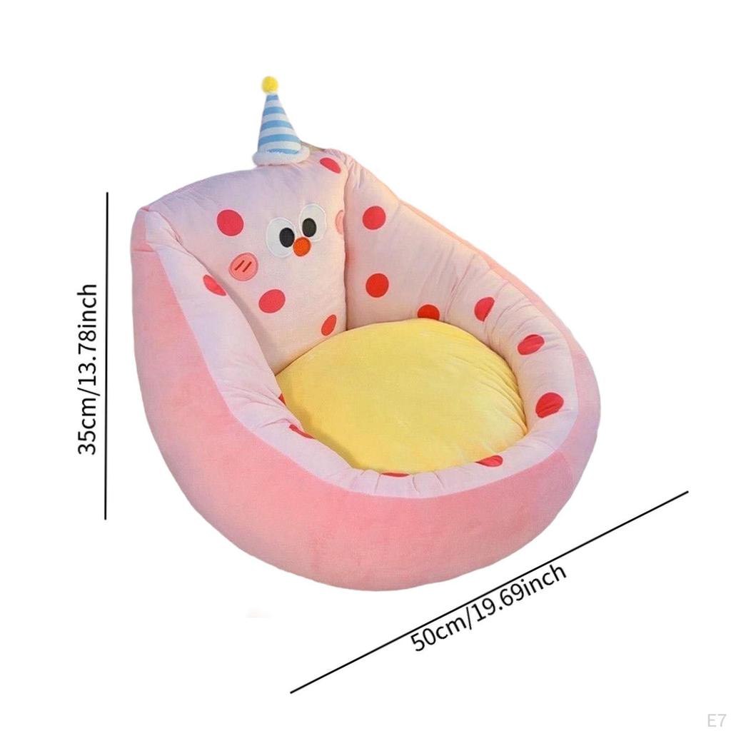 Pernă Scaun Confortabilă Moale Desene Animate Podea pentru Sală de Joacă Interioară Cameră Copii Camere Pepinieră Fete