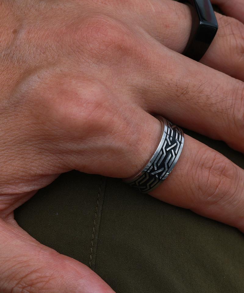 Blancier Eternal Weave Bm257R1162 Men'S Ring