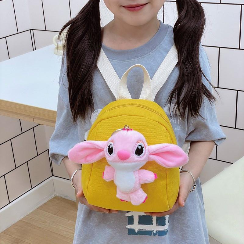 Backpack Cartoon Stitch Doll Schoolbag With Adjustable Shoulder Bags Straps
