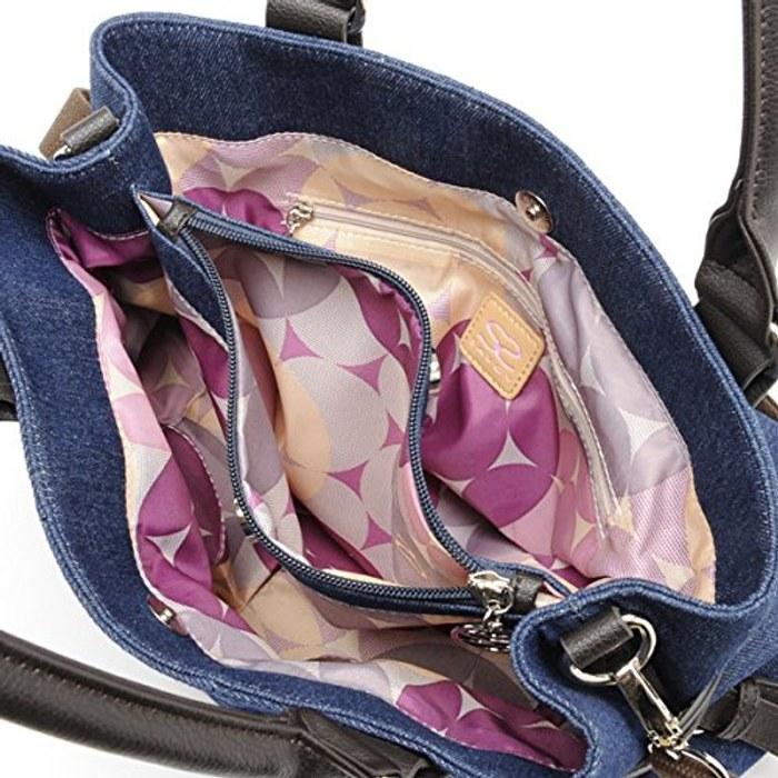 [Saboi] Handbag SM070703 Navy 31cm x 34cm x 12cm x 23cm x 40cm