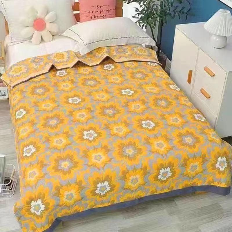 Six-Layer Gauze Adult Blanket, Air Conditioning Blanket, Summer Quilt, Towel Blanket, Gauze Cover Blanket