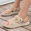 Men's casual sandals summer new thick-soled stepping on shit dual-purpose slippers trendy versatile soft-soled beach shoes