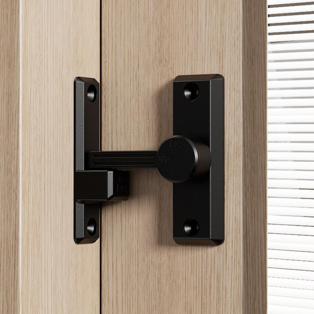Door Latch Luminous Sliding Door Lock 90 Degree Barn Bolt Zinc Alloy Gate Latch Lock Window Cabinet Hook Lock Buckle Hardware