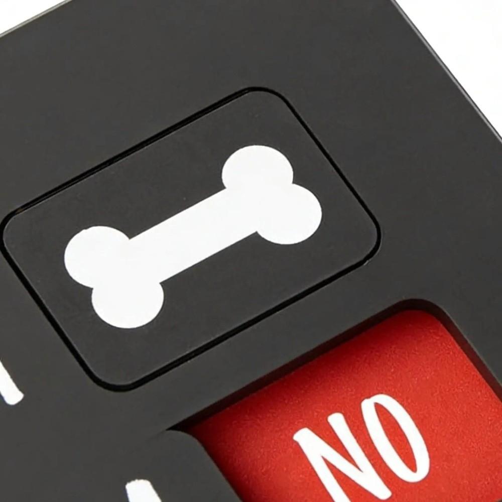 Slider Sign Feeding Reminder Sign Wooden Dog Feeding Reminder Stickers  Kitchen Organization