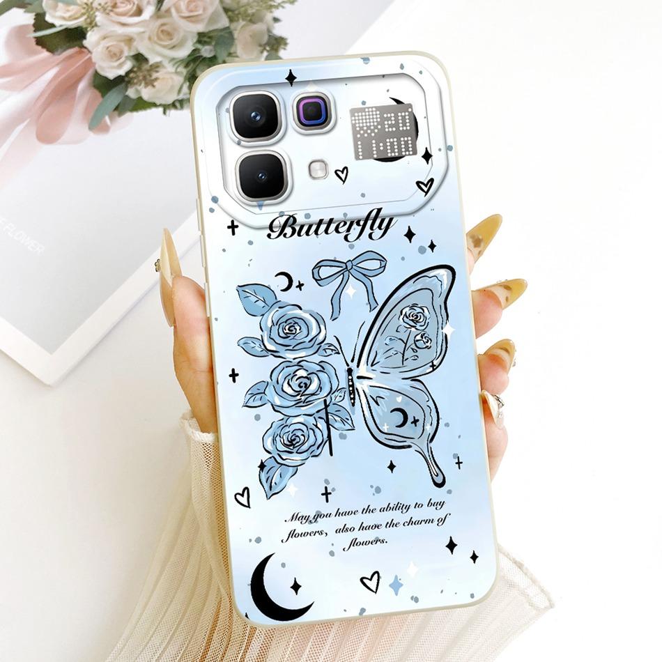For Infinix Note 60 Pro Note60 Cute Cat Flower Cartoon Phone Case For Infinix Note 60 60Pro 5G Soft Silicone Covers Bumpers