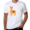 Fa La La Llama Funny Cristmas Llama Tshirt Running Gym Short Sleeve Sports Tee