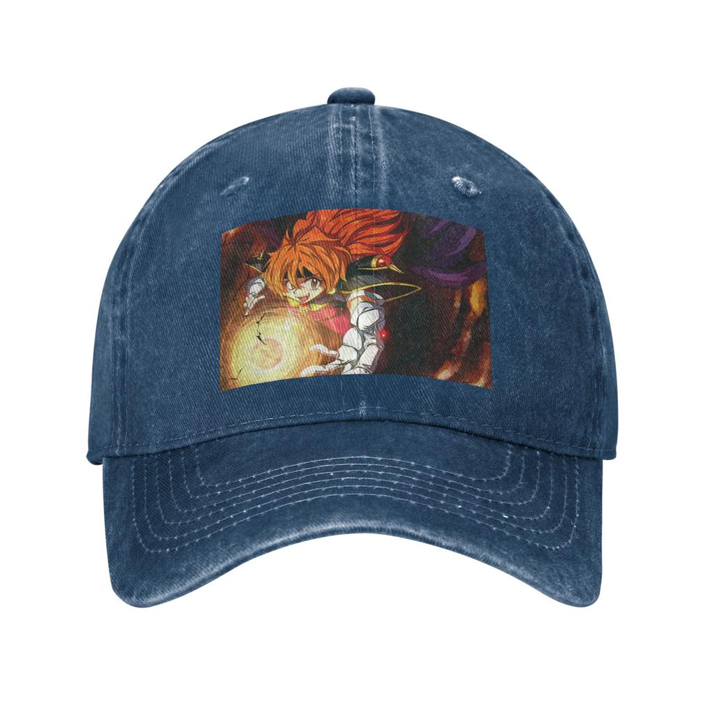 Lina Inverse Dragon Slave Slayers Denim Cap Casual Baseball Caps Adjustable Hat Summer Unisex Baseball Hats