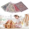 Dollhouse Woven Carpet Miniature Scale Doll Furniture Dollhouse Rug Carpet Dollhouse Blanket Rug Woven Rug Dollhouse Rug 1/12