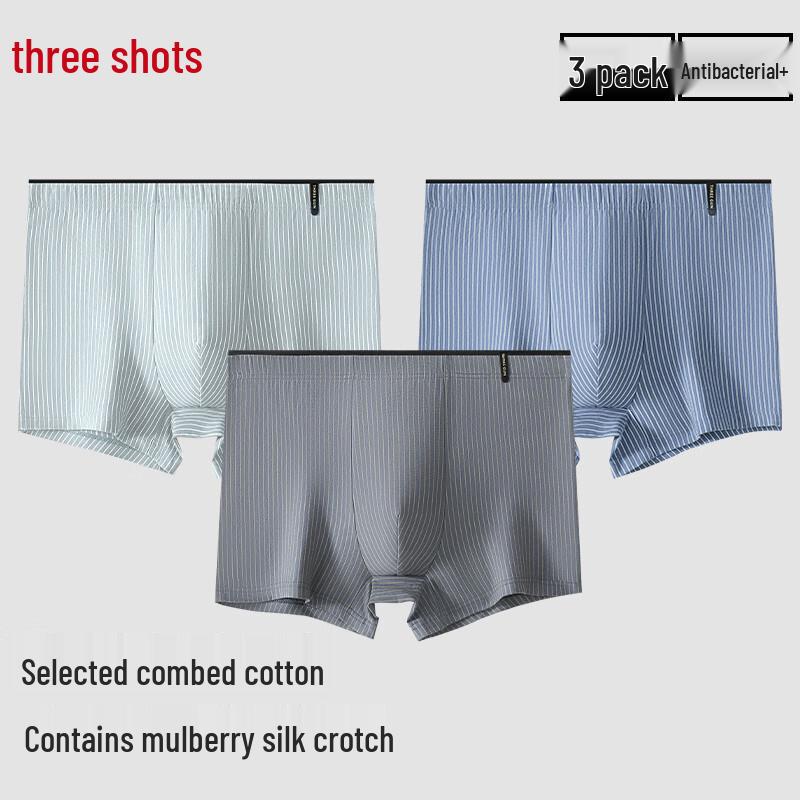 Мужские антибактериальные боксеры-брифы Sanquan 7A L