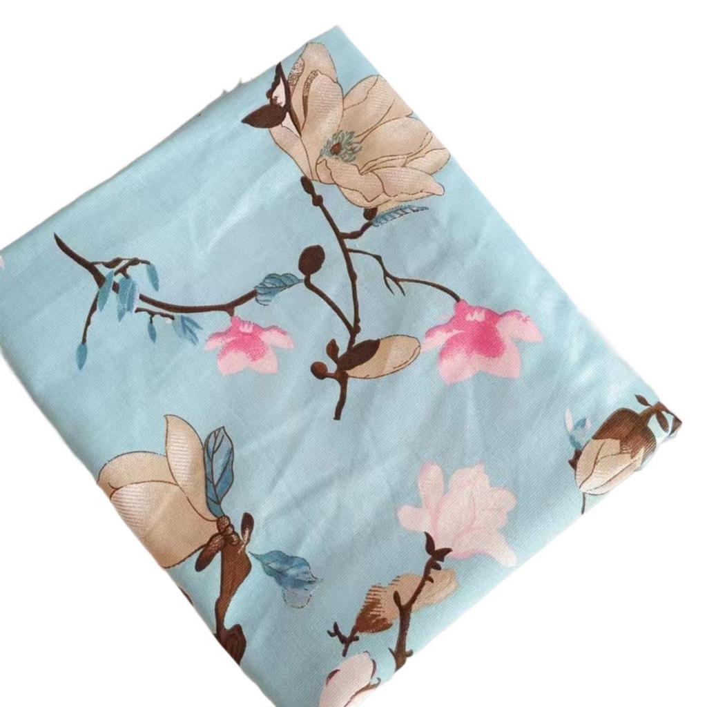 Reines Verdicktes Baumwoll-Bettlaken mit Kissenbezug - Doppelbett, Vier Jahreszeiten