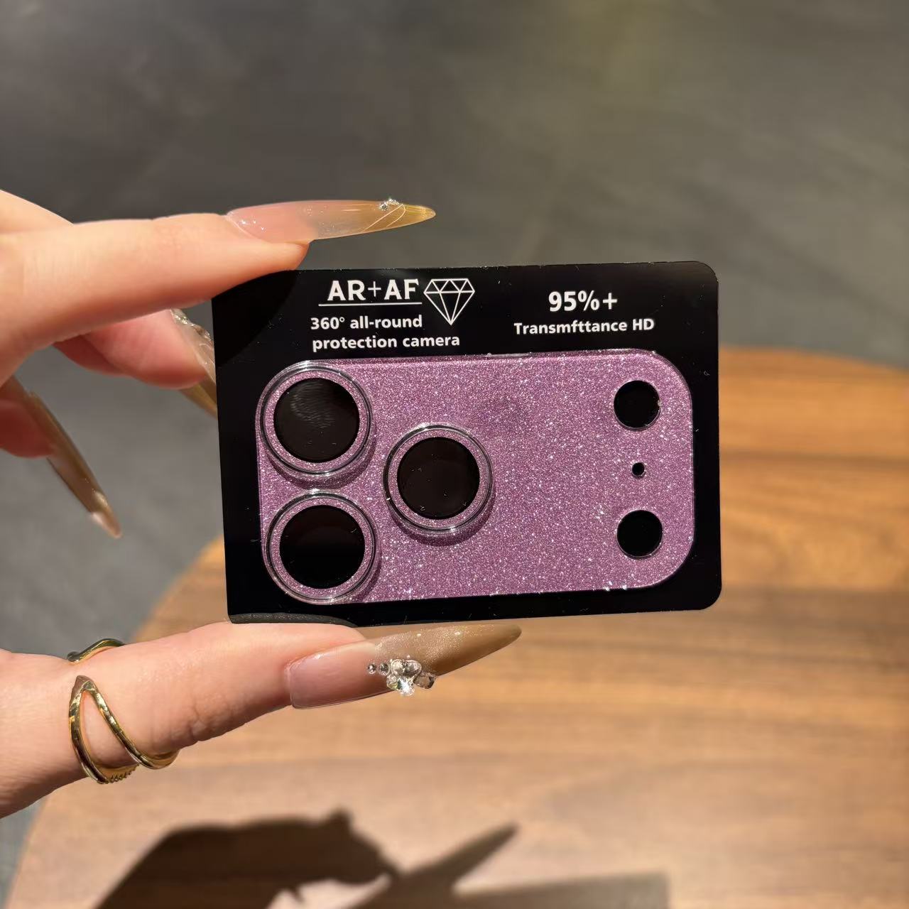 

Блискучий Блискіт Повний Захист Камери для iPhone 17pro 17 15 14 Pro Max Plus Захист Об єктива Плівка із Загартованого Скла Кільце Задня Кришка iPhone 15 Pro Max фіолетовий