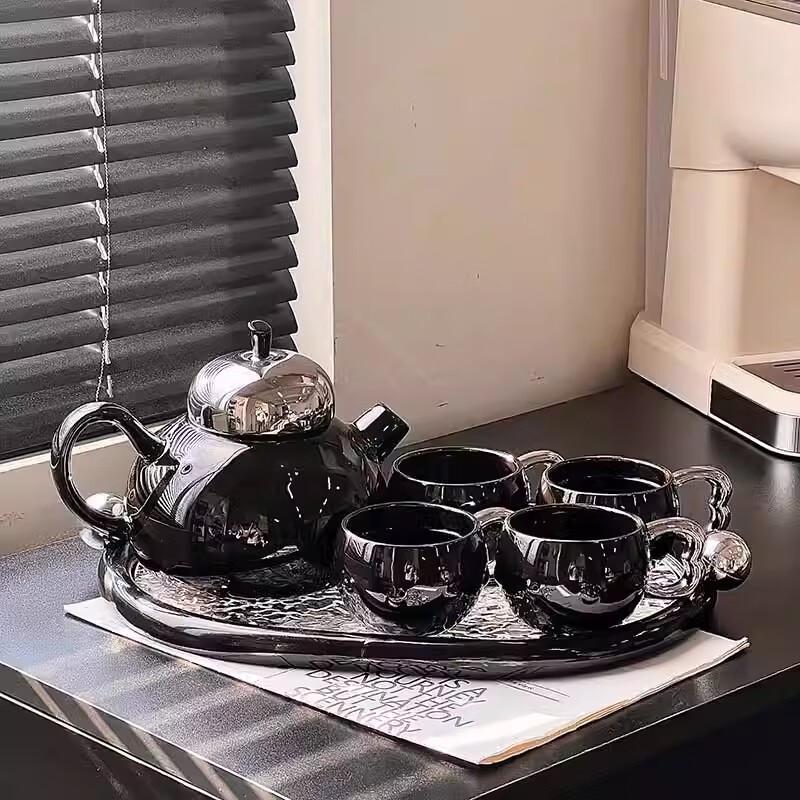 

Ceramic Water Pitcher & Cup Set