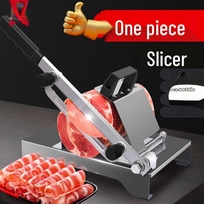 LiLang Household Stainless Steel Manual Meat Slicer
