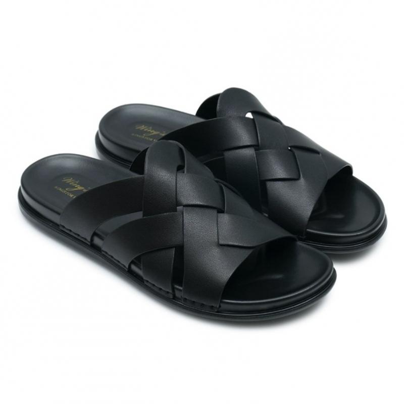 Raven Wing S Foot Leather Slipper  MenS  W183001qb M