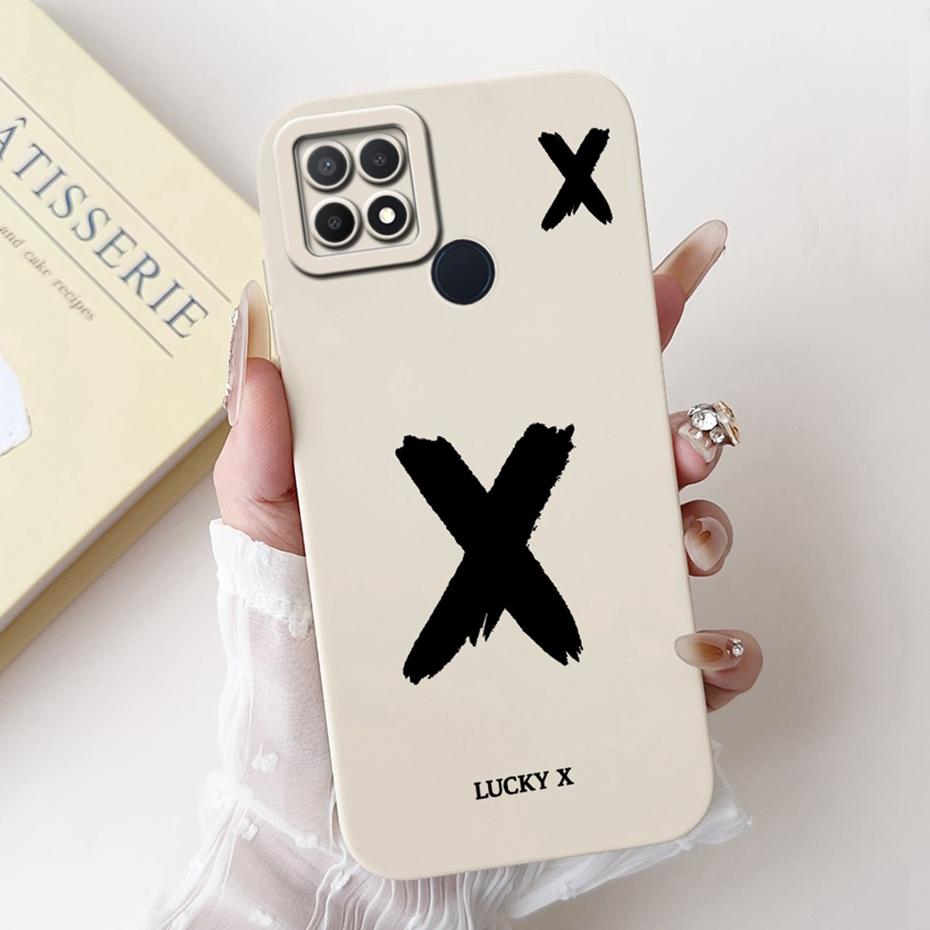 

New Fashion Letter Phone Case For OPPO A15 A15s Soft Silicone Shockproof Cover For Oppo A15 A15S CPH2179 CPH2185 Cases Bumpers OPPO A15 or A15S