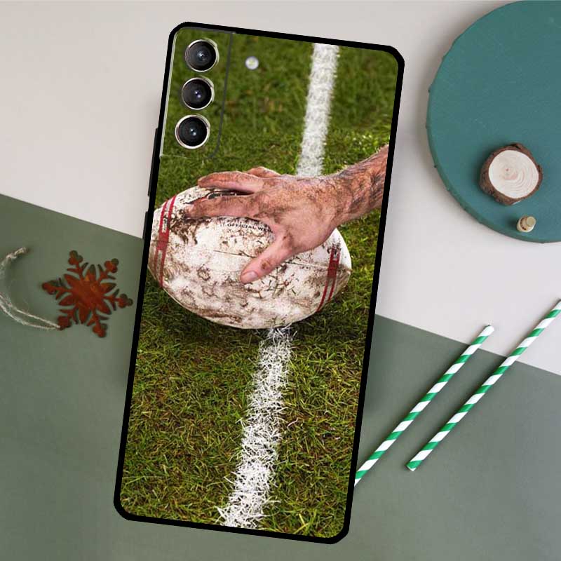 

Rugby Ball Kit Team Phone Case For Samsung Galaxy S26 S25 Ultra S20 S21 S22 S23 S24 S10 Plus S25 FE Back Cover Galaxy S20