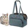 Okiki Pet Carrier Bag for Small and Rabbits with Fabric Pet Bag for Disaster and Prevents Pets from Jumping Out Cats, Dogs, Mat, 3-Way Tote/Shoulder
