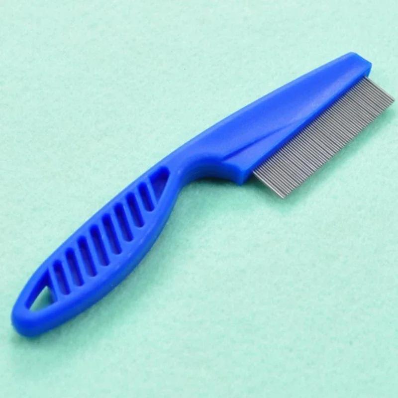 Pet Cat Dog Flea Comb for Home Animal Care, Stainless Steel Comfort Flea and Hair Grooming