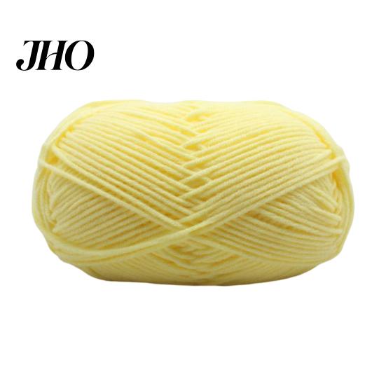 DIY Knitting Yarn Wool Line Professional Ultra Soft Needlework Milk Cotton Crochet Knitted 4Ply for Home