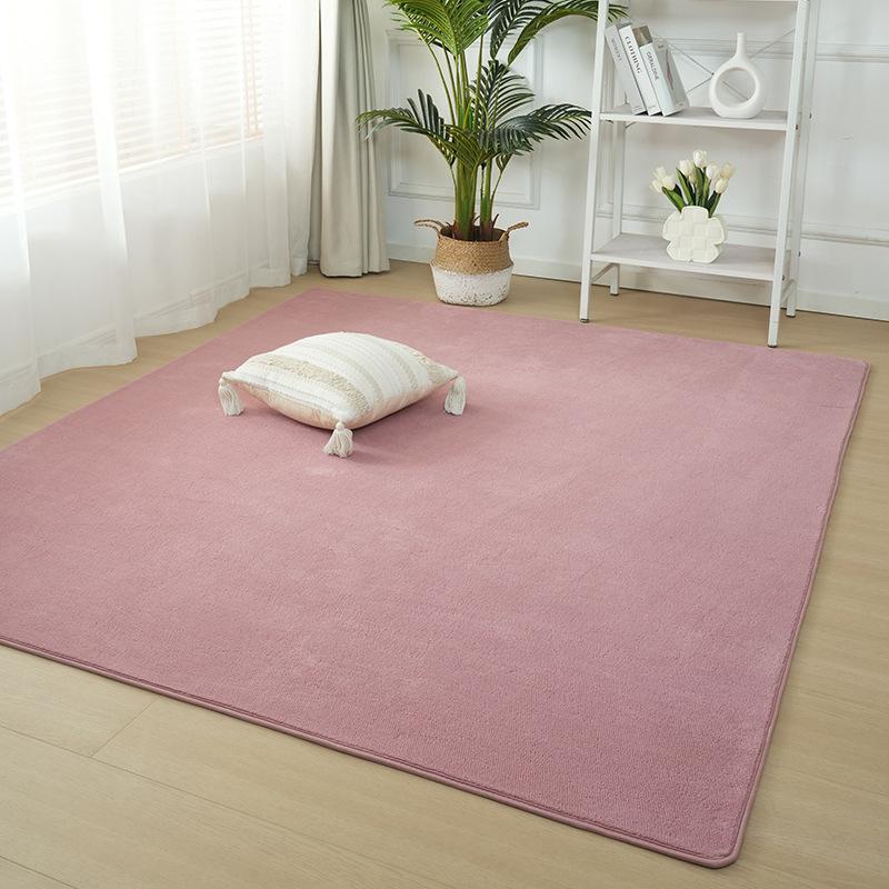 Ultra Soft Short Plush Carpet Anti Slip For Living Room Modern Sofa Area Rugs Children's Bedroom Game Mats Bedside Carpet Gray