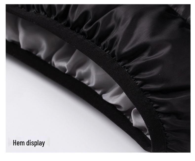 Men's Stand Collar Thickened Jacket - Large Sizes, Autumn/Winter Style, Cotton Casual Wear