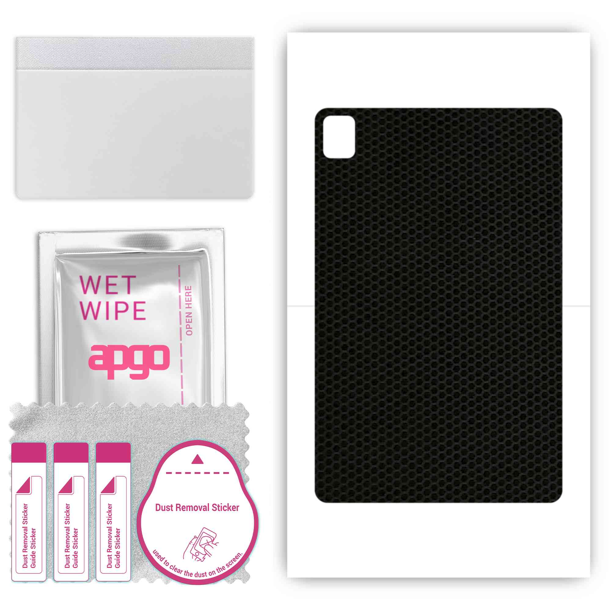 

apgo skin sticker film foil vinyl for the BACK compatible with TCL 10 TabMAX 5G, scratch-resistant, easy to install - Matrix