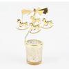 Love Wedding Candle Holders Snowflake Deer Fairy Rotating Candlestick Metal Tray Romantic Home Decoration Christmas Ornament