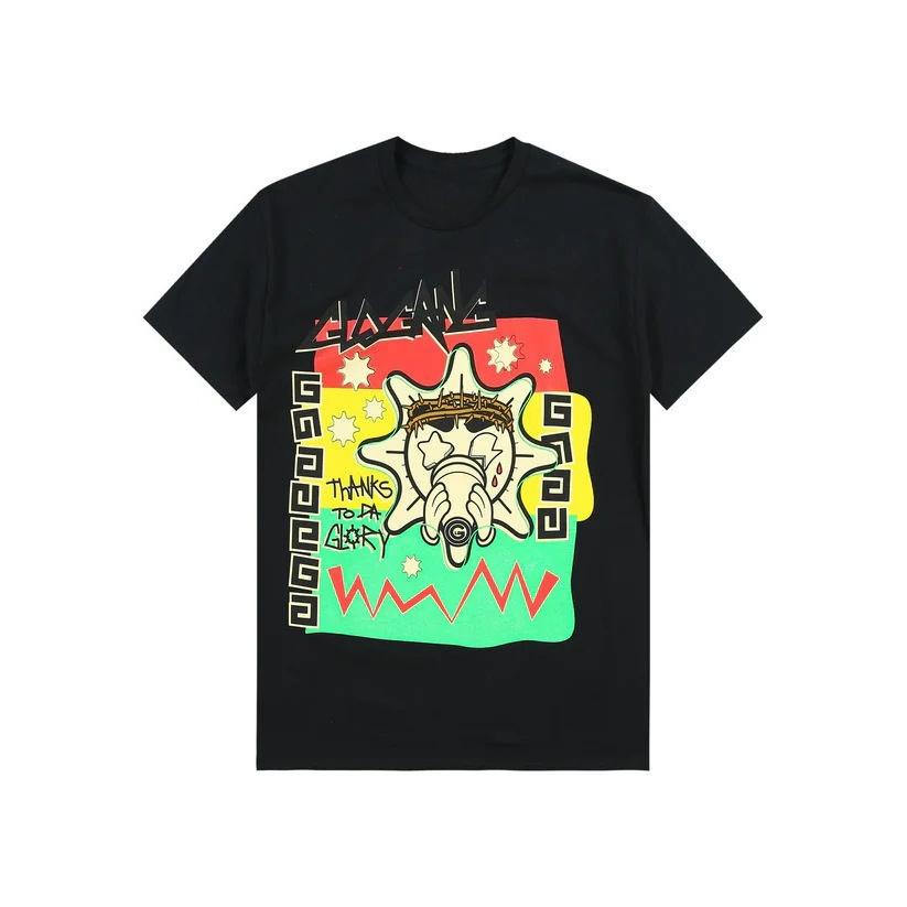 

Новая футболка Y2K в американском уличном хип-хоп стиле GOLOGANG с мультяшным принтом для мужчин и женщин, свободная, универсальная, подчеркивающая индивидуальность L