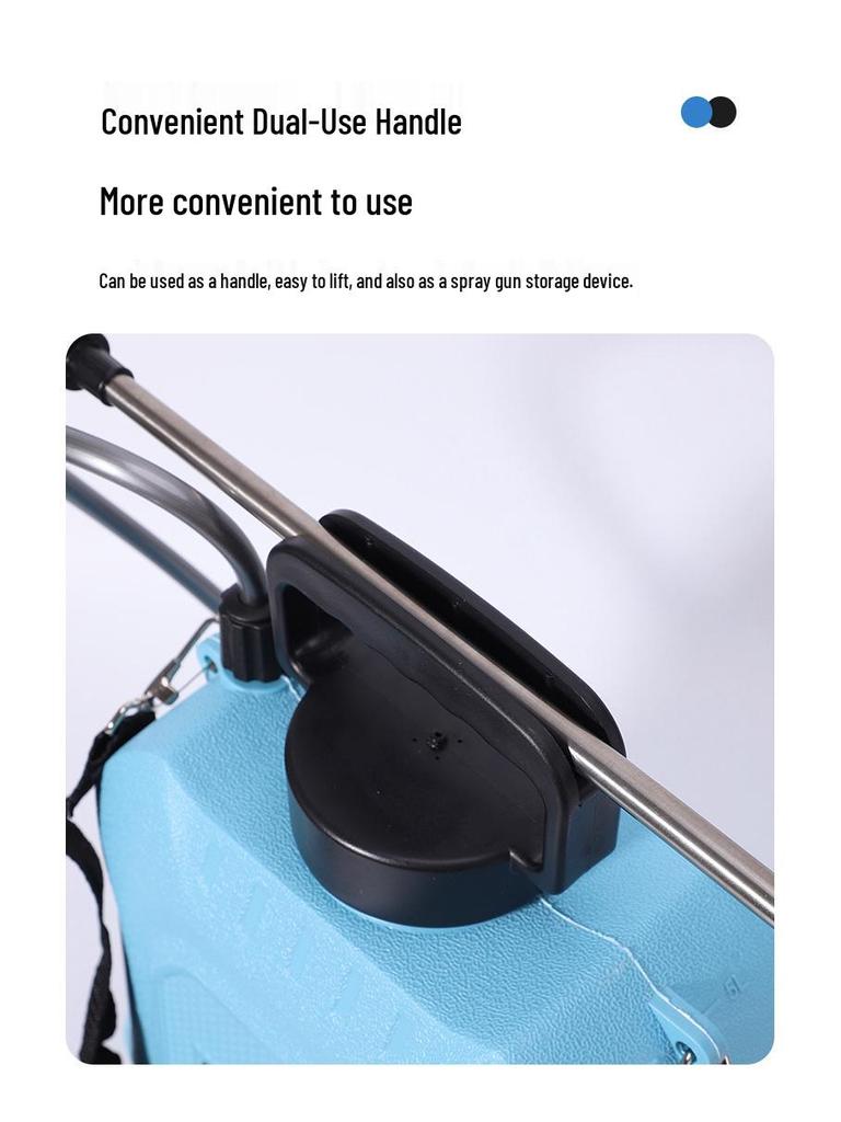 Rechargeable Handheld Electric Sprayer for Gardening and Disinfection
