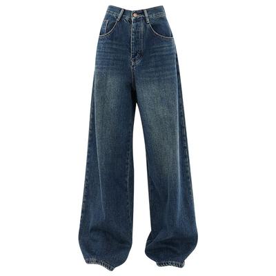 Mode Dames Jeans Hoge Taille Jeans Retro Vrouwelijke Denim Broek Dames Lange Broek Plus Size