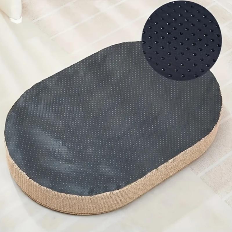 1pc Pet Cat Scratching Board Extra Large Oval Sisal Cat Nest Wear-resistant and Non-shedding Cat Scratching Box Cat Supplies