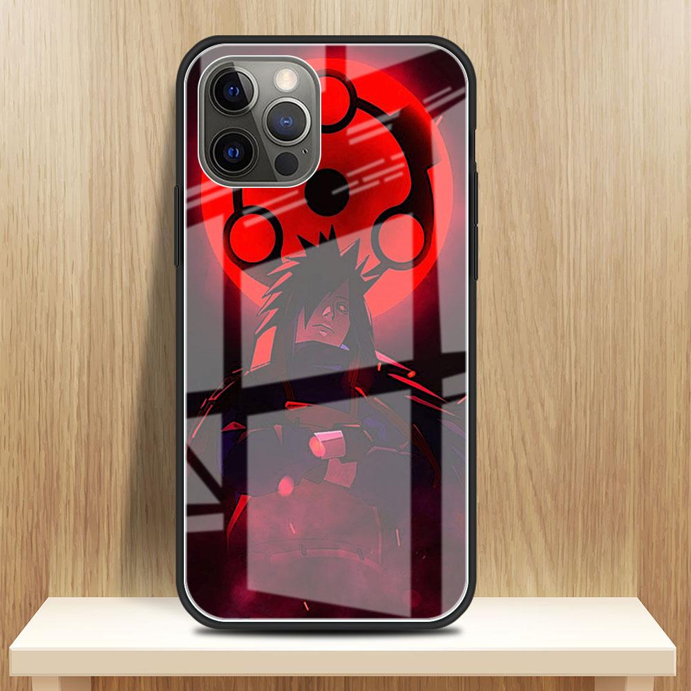 

Стеклянный чехол с рисунком аниме для Apple iPhone 11 14 13 Pro 12 7 8 Plus SE 2022 XR X XS Max 6 6S закаленный чехол для телефона iPhone 14 Pro Max