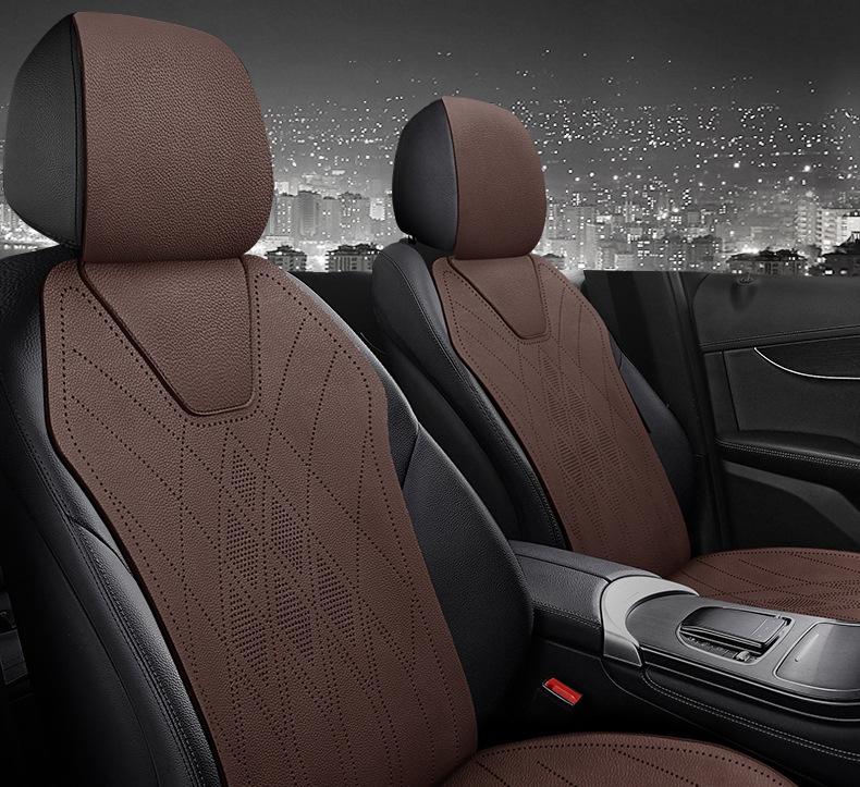 Geely Binyue CVT/DCT Seat Covers - Super Energy & Dragon Soaring Versions; Leather Cushions.