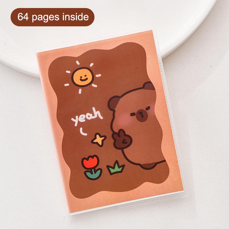 

Мультяшная капибара блокнот Портативный мини карманный блокнот Высококачественный блокнот Студенческие канцелярские товары Школьные офисные принадлежности Подарки