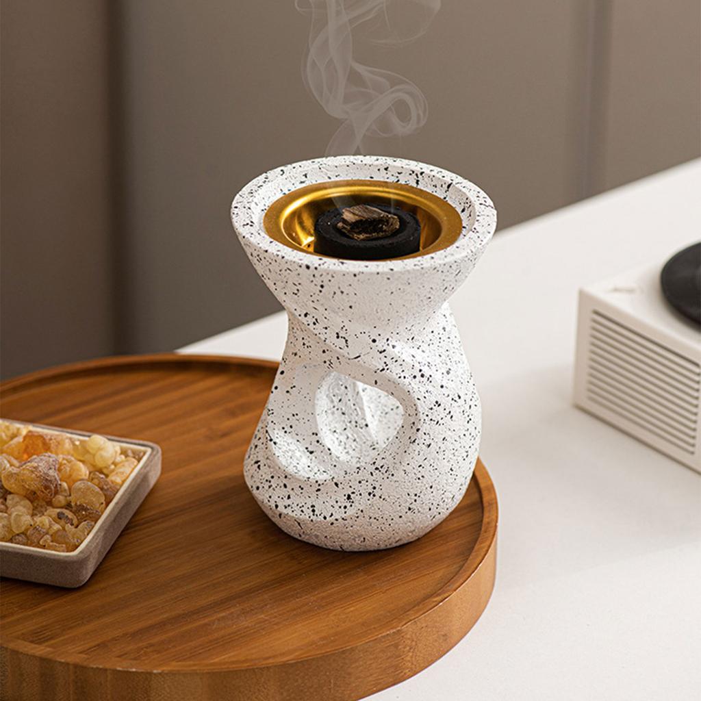 Handheld Cave Shape Incenses Burners Resin Incenses Holder Middle Eastern Styles Aromatherapies Burners for Meditations