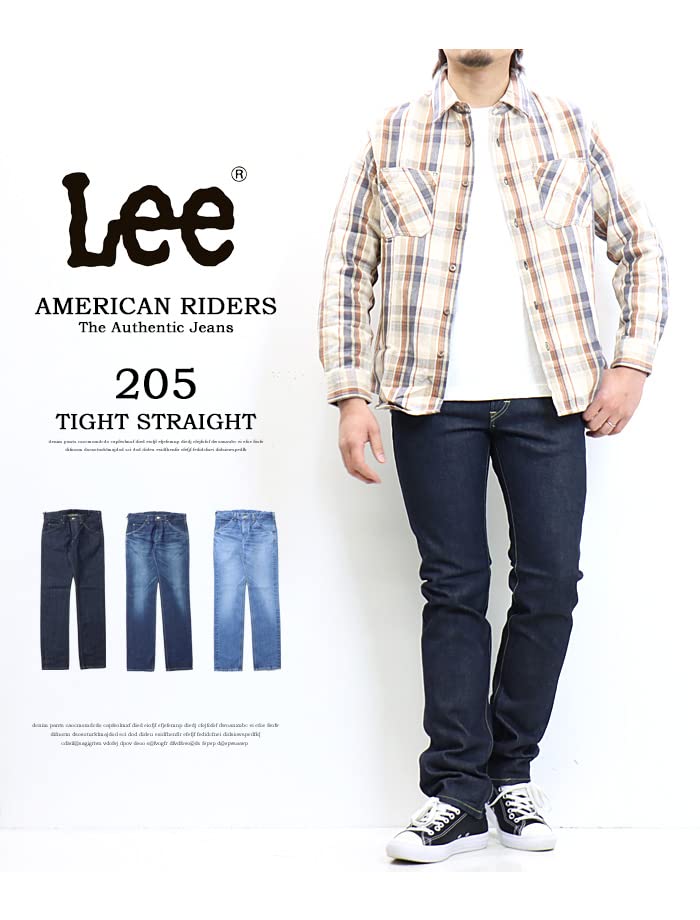 Lee AMERICAN RIDERS 205 Slim Fit Denim Dark Blue Pants, Men's,