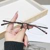 Anti-Blue Glasses Simple And Comfortable Myopia Glasses Versatile Flat Glasses Women'S High Definition Reading Glasses