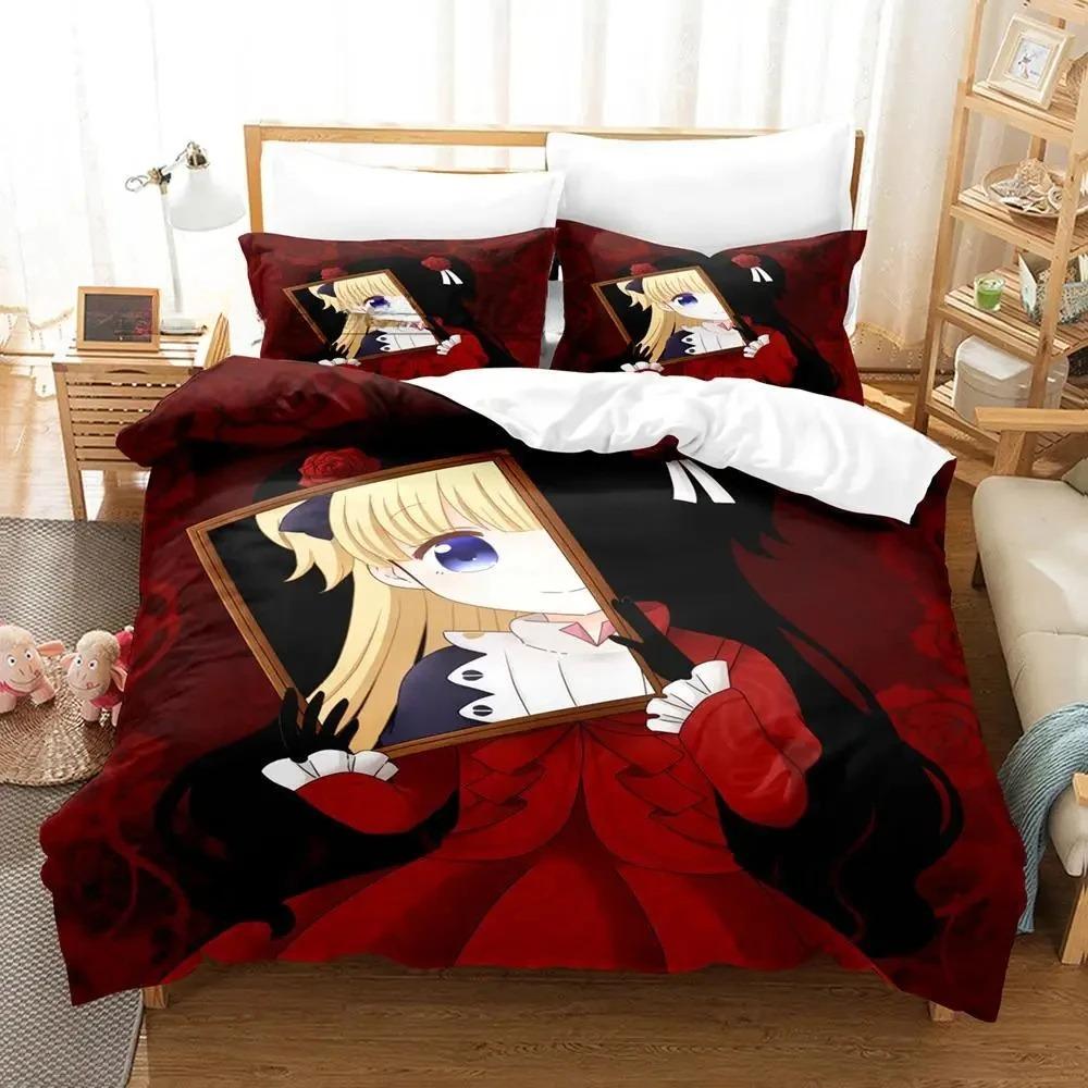 Fashion Anime SHADOWS HOUSE Bedding Set Single Twin Full Queen King Size Bed Set Adult Kid Bedroom Duvet Cover Set Home Textiles