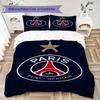 Paris Saint Pattern Bedding Uilt Set Uilt Cover Pillowcase Home Decoration Birthday Gift (1 * Duvet Cover + 2 * Pillowcase  Without Core)75