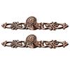 Retro Cabinet Pulls Vintage Red Bronze Door Handles Kitchens  Furniture Door Handles Wardrobe Drawers Knobs Furniture Hardware