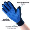 Dog Cat Pet Combs Grooming Deshedding Brush Gloves Effective Cleaning Back Massage Animal Bathing Fur Hair Removal