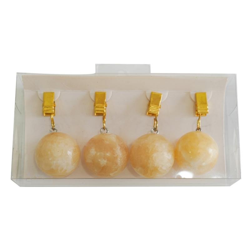 

Set Of 4 Stone Tablecloth Weights Holder Handcrafts Marble Dinnerware Clip Perfect For Formal Gatherings Garden Party