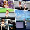 Kawaii Car Ornaments Sexy Suupaa Soniko Bunny Girl Girls Anime Statue Car Dashboard Sexy Doll Figurine Car Decorations High Quality