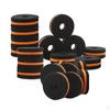 20 Black And Orange Cymbal Support Felt Washers for Drum Kit Accessories